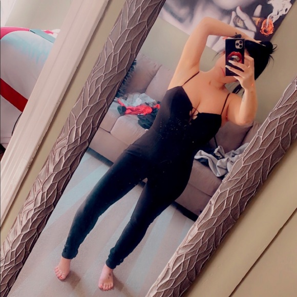 Pants - Black jumpsuit